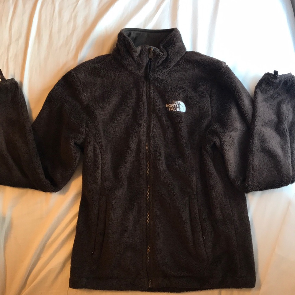 North Face Fuzzy Fleece (Brown)